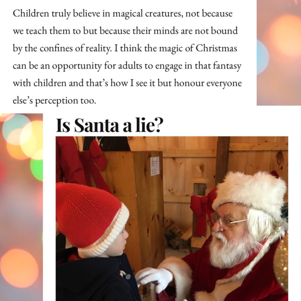 Is Santa a lie? – Responsive Parenting